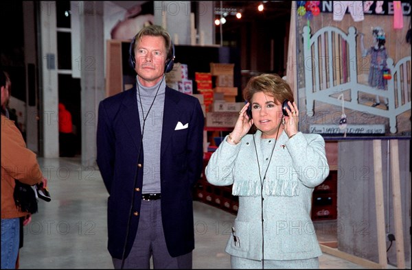 02/00/2002. EXCLUSIVE Grand duke and duchess of Luxembourg, Henri and Maria Theresa, in Paris