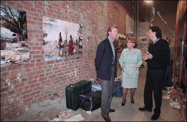 02/00/2002. EXCLUSIVE Grand duke and duchess of Luxembourg, Henri and Maria Theresa, in Paris