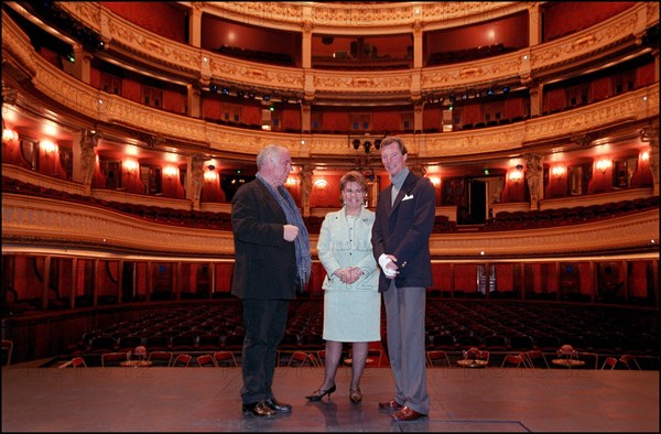 02/00/2002. Grand duke and duchess of Luxembourg, Henri and Maria Theresa, in Paris