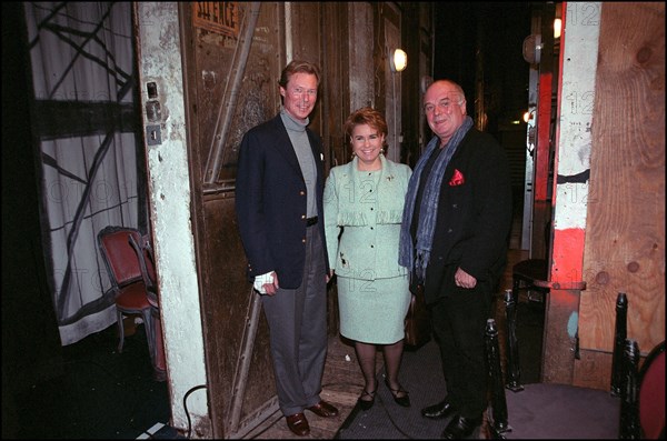 02/00/2002. Grand duke and duchess of Luxembourg, Henri and Maria Theresa, in Paris