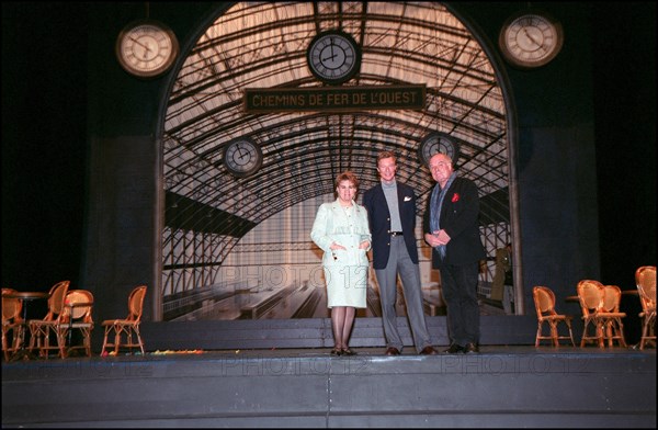 02/00/2002. EXCLUSIVE Grand duke and duchess of Luxembourg, Henri and Maria Theresa, in Paris