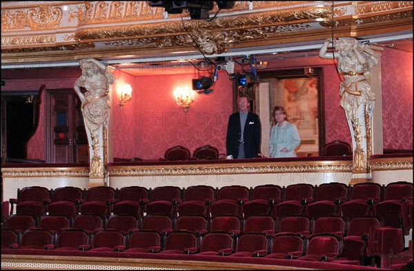 02/00/2002. EXCLUSIVE Grand duke and duchess of Luxembourg, Henri and Maria Theresa, in Paris