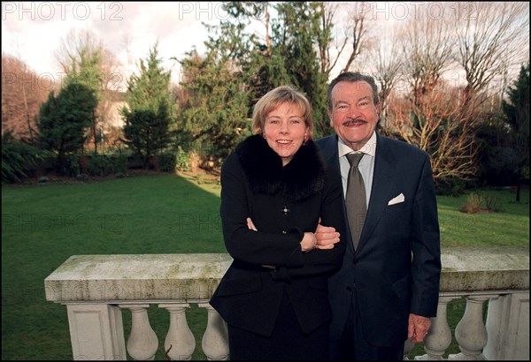 02/00/2002. Close up Jacques Baumel mayor of Rueil Malmaison