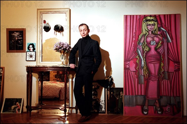 02/24/2002. EXCLUSIVE: Fashion Designer Laurent Mercier gives a shot in the arm to Balmain Haute Couture.