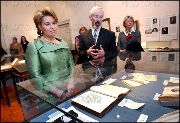 03/04/2002. Grand Duke Henry of Luxembourg and wife Maria-Teresa on visit in Ireland