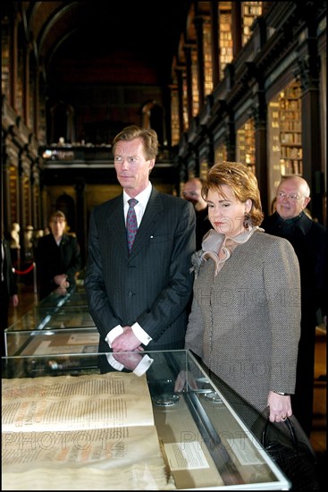 03/05/2002. Grand Duke Henry and Maria Teresa of Luxembourg