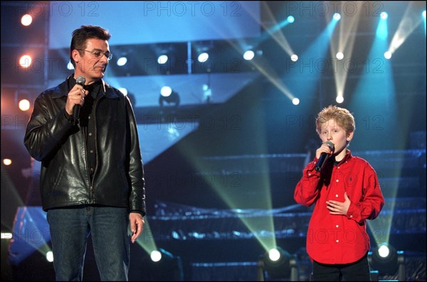 03/09/2002. Singer Daniel Lavoie and Jeff for "Le Petit Prince" Musical