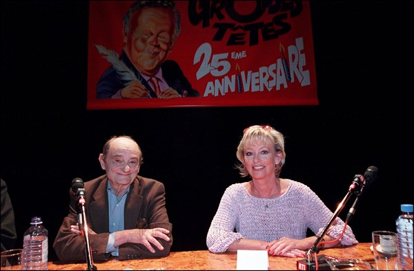 03/21/2002. 25th anniversary of RTL radio show "Les grosses tetes".