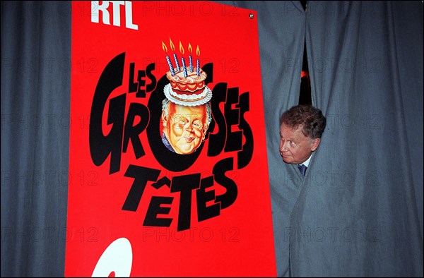 03/21/2002. 25th anniversary of RTL radio show "Les grosses tetes".