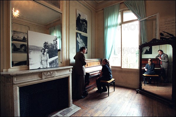 10/00/2001. Count Piotr Cheremetiev, president of the French society of Russian music, at the Sergei Rakhmaninov Russian conservatoire in Paris.