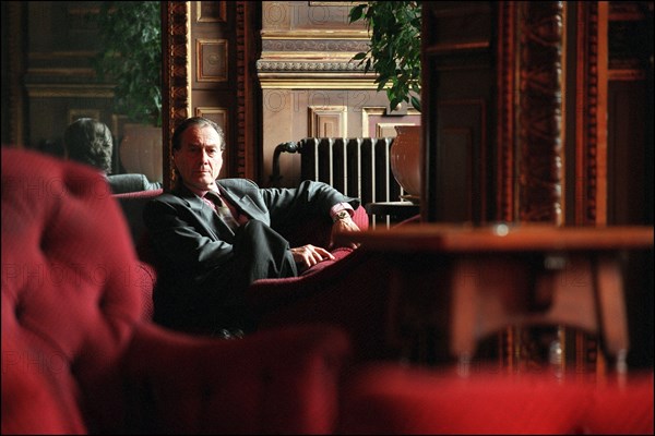 10/00/2001. Count Piotr Cheremetiev, president of the French society of Russian music, at the Sergei Rakhmaninov Russian conservatoire in Paris.