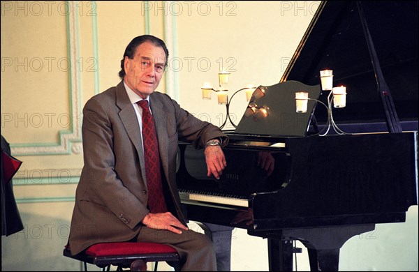 10/00/2001. Count Piotr Cheremetiev, president of the French society of Russian music, at the Sergei Rakhmaninov Russian conservatoire in Paris.