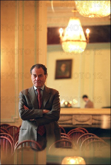 10/00/2001. Count Piotr Cheremetiev, president of the French society of Russian music, at the Sergei Rakhmaninov Russian conservatoire in Paris.