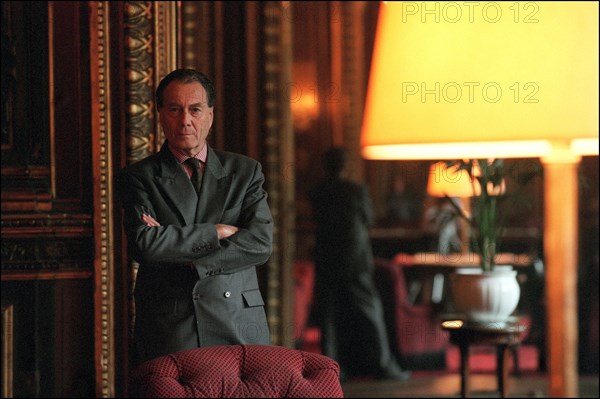 10/00/2001. Count Piotr Cheremetiev, president of the French society of Russian music, at the Sergei Rakhmaninov Russian conservatoire in Paris.