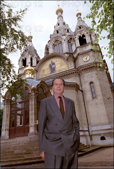 10/00/2001. Count Piotr Cheremetiev, president of the French society of Russian music, at the Sergei Rakhmaninov Russian conservatoire in Paris.