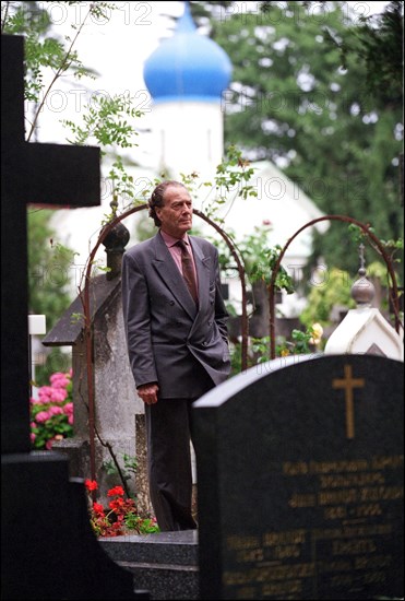 10/00/2001. Count Piotr Cheremetiev, president of the French society of Russian music, at the Sergei Rakhmaninov Russian conservatoire in Paris.