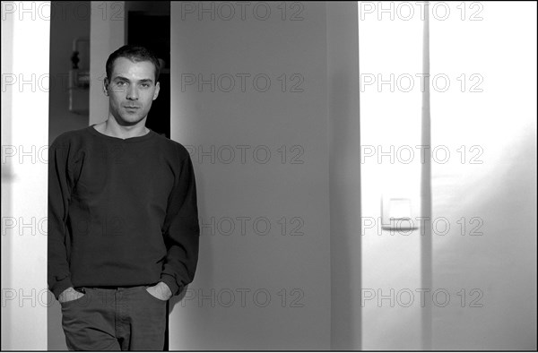 03/29/2002 close-up Malcolm Conrath at home.