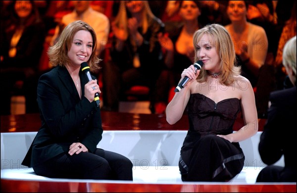 04/03/2002. French TV show "En route pour l'Eurovision".