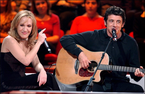 04/03/2002. French TV show "En route pour l'Eurovision".