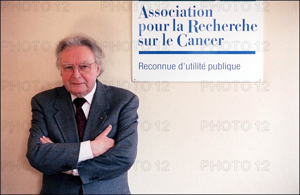 03/06/2002. EXCLUSIVE: Michel Lucas chairman of the ARC (Association for cancer research).