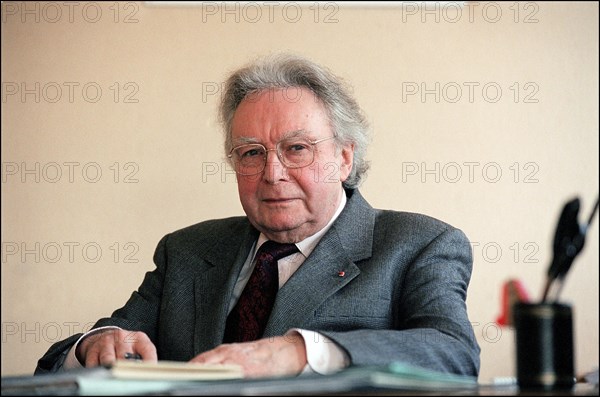 03/06/2002. EXCLUSIVE: Michel Lucas chairman of the ARC (Association for cancer research).