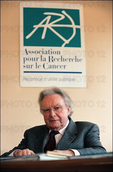 03/06/2002.  Michel Lucas chairman of the ARC (Association for cancer research).