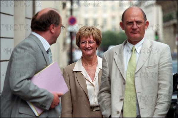 04/00/2002. Nicole Notat is about to leave the leadership of CFDT (French Democratic Work Confederation).