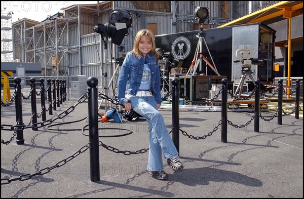 06/00/2002. singer Priscilla at Disneyland Paris