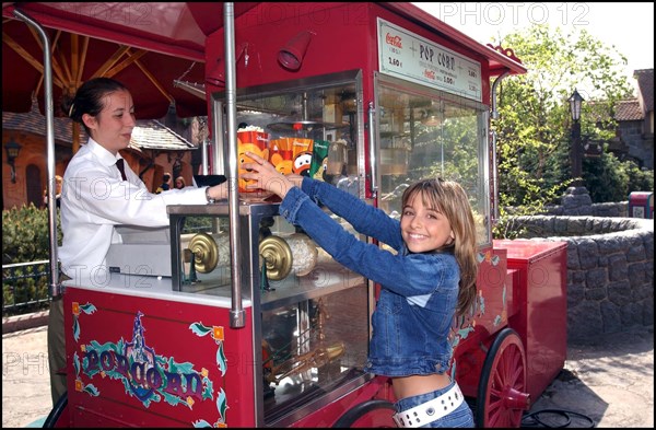 06/00/2002. singer Priscilla at Disneyland Paris