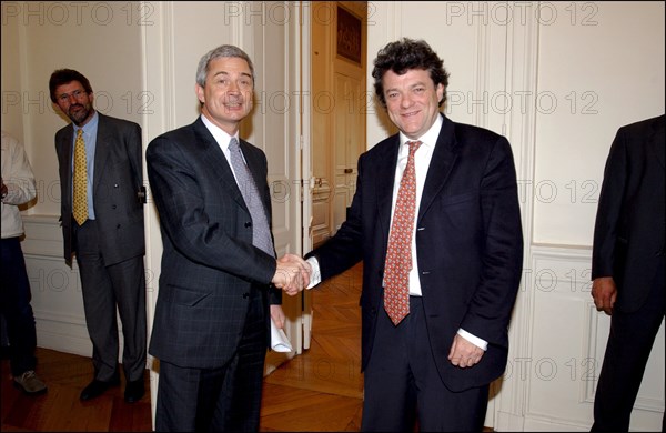 05/07/2002. : Jean-Louis Borloo new minister of Urban affairs.