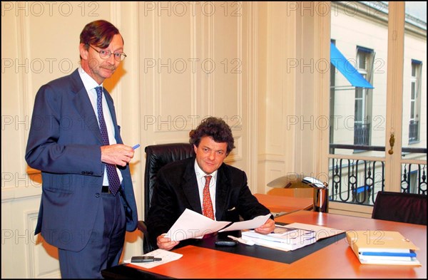 05/07/2002. EXCLUSIVE : Jean-Louis Borloo new minister of Urban affairs.