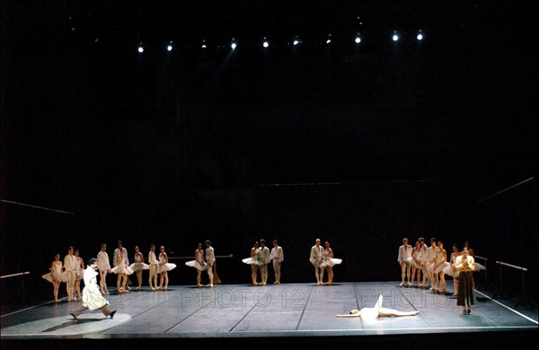 06/13/2002. Maurice Bejart's latest ballet "le concours" with Laetitia Pujol.