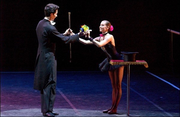 06/13/2002. Maurice Bejart's latest ballet "le concours" with Laetitia Pujol.