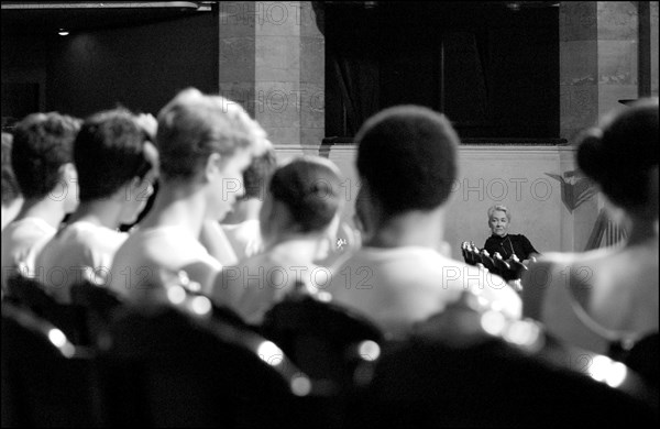 06/00/2002.  Head of Paris Opera dancing school Claude Bessy