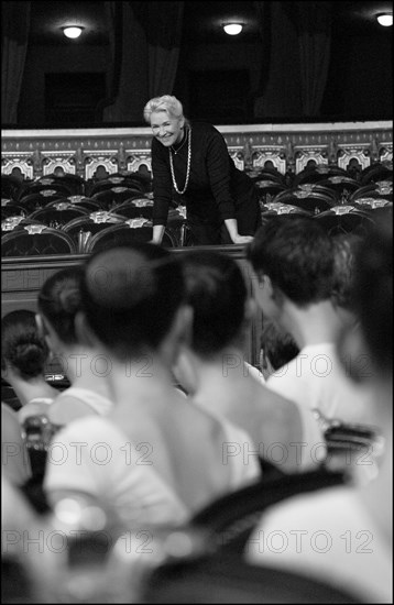 06/00/2002.  Head of Paris Opera dancing school Claude Bessy