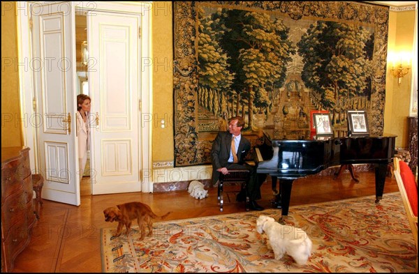 06/21/2002.  Grand Duke Henri of Luxembourg and wife Maria-Teresa