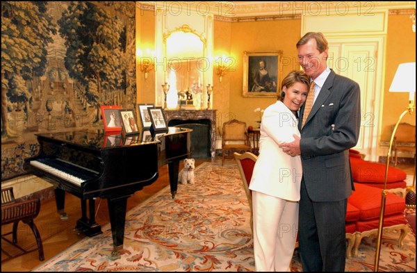 06/21/2002. Exclusive. Grand Duke Henri of Luxembourg and wife Maria-Teresa