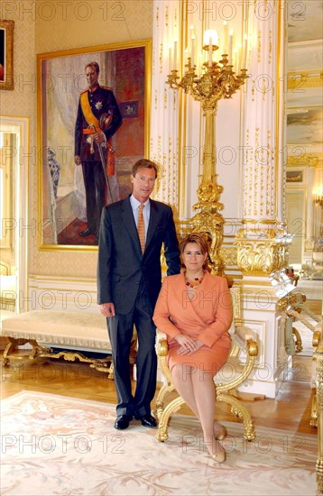 06/21/2002. Exclusive. Grand Duke Henri of Luxembourg and wife Maria-Teresa