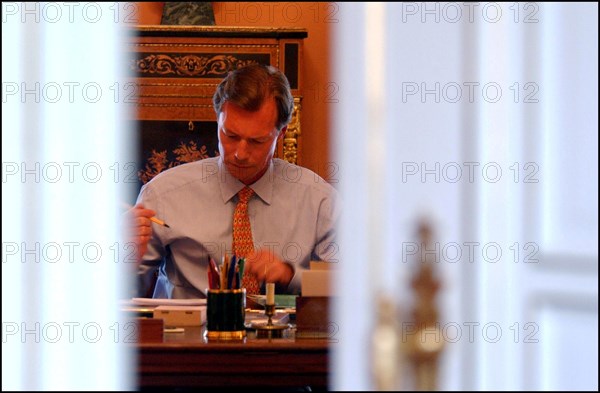 06/21/2002.  Grand Duke Henri of Luxembourg and wife Maria-Teresa