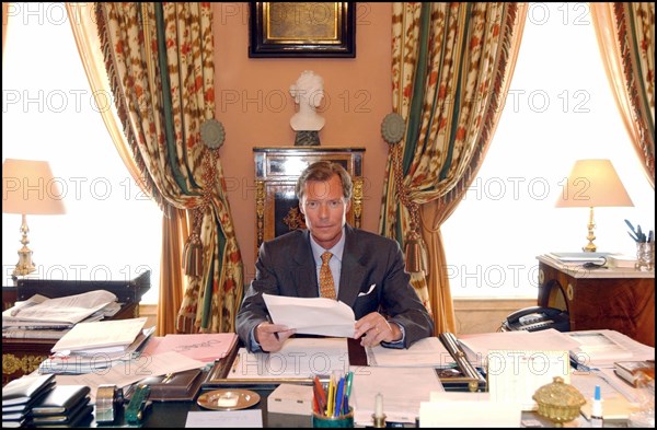 06/21/2002. Exclusive. Grand Duke Henri of Luxembourg and wife Maria-Teresa