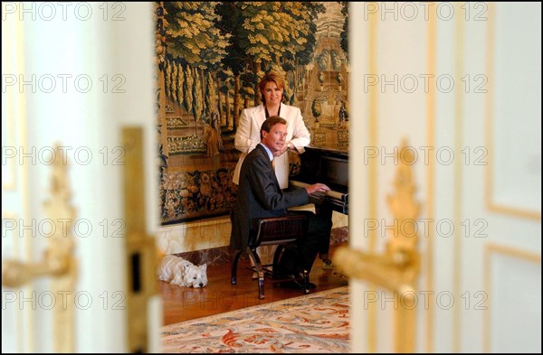 06/21/2002. Exclusive. Grand Duke Henri of Luxembourg and wife Maria-Teresa