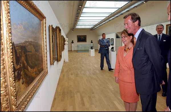 06/21/2002.  Grand Duke Henri of Luxembourg and wife Maria-Teresa