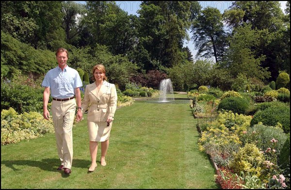 06/22/2002.  Grand Duke Henri of Luxembourg and wife Maria-Teresa