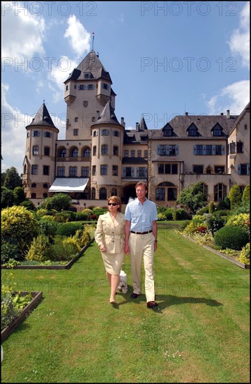 06/22/2002.  Grand Duke Henri of Luxembourg and wife Maria-Teresa