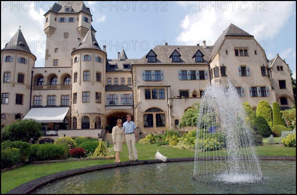 06/22/2002.  Grand Duke Henri of Luxembourg and wife Maria-Teresa