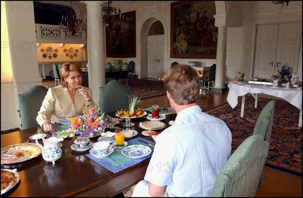 06/22/2002.  Grand Duke Henri of Luxembourg and wife Maria-Teresa