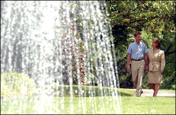 06/22/2002.  Grand Duke Henri of Luxembourg and wife Maria-Teresa