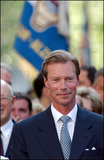 06/23/2002. Royal couple the Grand Duke Henri and the Grand Duchess Marie Teresa celebrate their country's national holiday in Luxembourg.