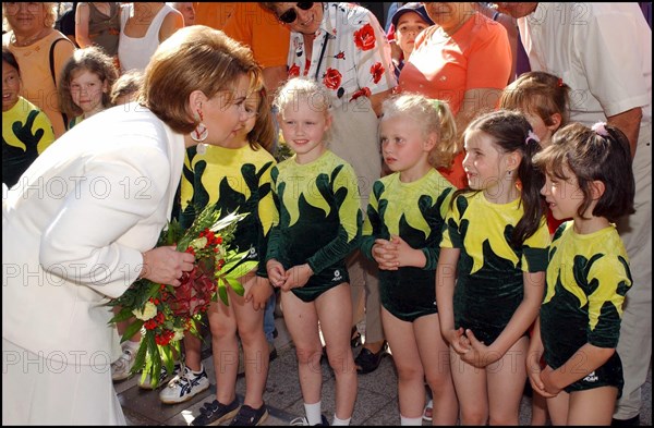 06/23/2002. Royal couple the Grand Duke Henri and the Grand Duchess Marie Teresa celebrate their country's national holiday in Luxembourg.