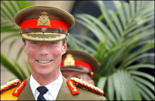 06/23/2002. Royal couple the Grand Duke Henri and the Grand Duchess Marie Teresa celebrate their country's national holiday in Luxembourg.